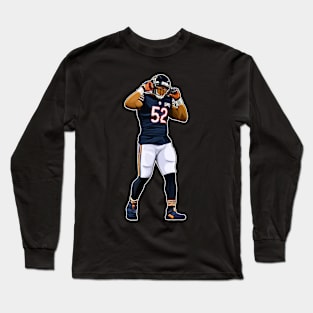 Khalil Mack In Action Long Sleeve T-Shirt